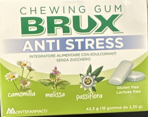 Chewing gum antistress - chewing, brux