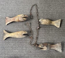 Arte popolare pesce in legno