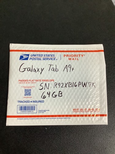 Samsung galaxy tab 64 - a9+, gb
