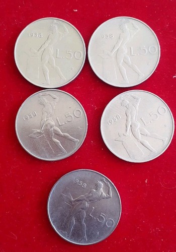 Lire 1958 lotto - lire,