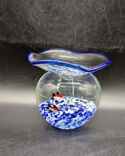 Vintages Art Glass Aquarium