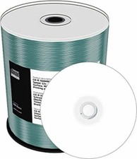 100 CD-R Mediarange 52x 80min700MB Inkjet Fullsurface Printable Stampabili