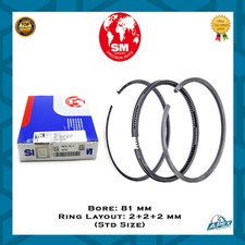 JAGUAR S-TYPE XF XJ 2.7 D TDV6 DIESEL MOTORE AJD 276DT FASCE ELASTICHE PISTONE