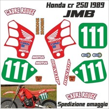 Adesivi in kristal HONDA CR 250 JMB 1989 per CR 250 1988-1989 e cr 125 1989