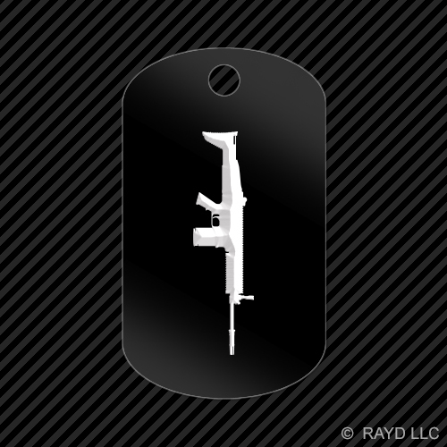 Portachiavi scar dog tag - gi,