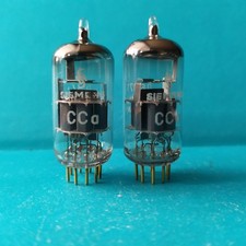 COPPIA DI SPILLE ORO CCa SIEMENS TUBE O-getter NOS STESSA DATA Lotto2