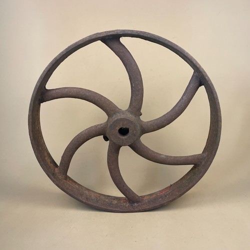 Ruota ghisa carrello - in,