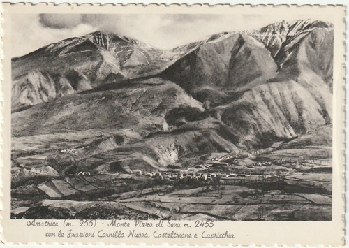 Amatrice rieti cornilla - amatrice,