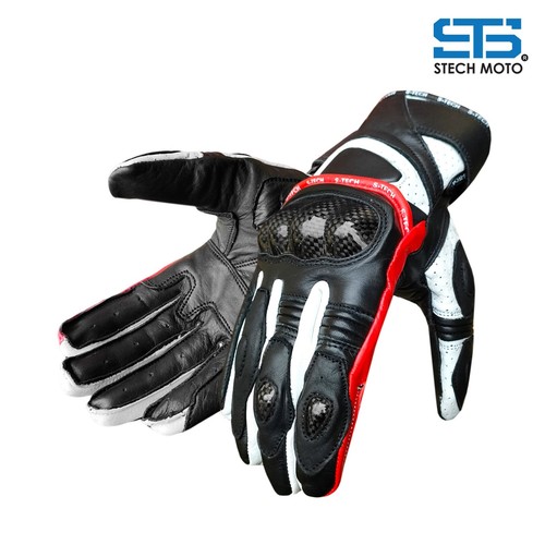 Moto guanti pelle tech st - guanti,