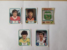 Figurine Football 83 Lotto-Mancolista di 5 Pezzi - Ed. Panini - Buono/Ottime