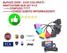 ELM327 BYPASS SGW CAVI COLORATI AUTODIAGNOSI- SERVIZIO RISPOSTE RAPIDE E PRECISE