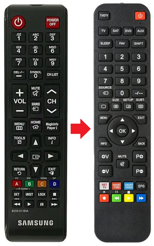 Telecomando adatto per samsung - telecomando,