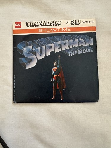 Vintage view master superman - -,