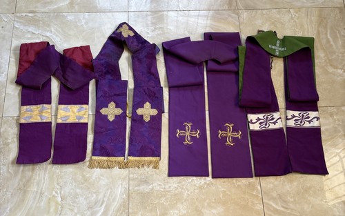 Quattro stole sacerdotali - stole,