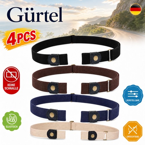 Set 4pcs cintura elastica - set,
