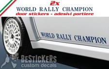 2 adesivi Lancia porte portiere Delta HF integrale evo 16v MARTINI RACING 6