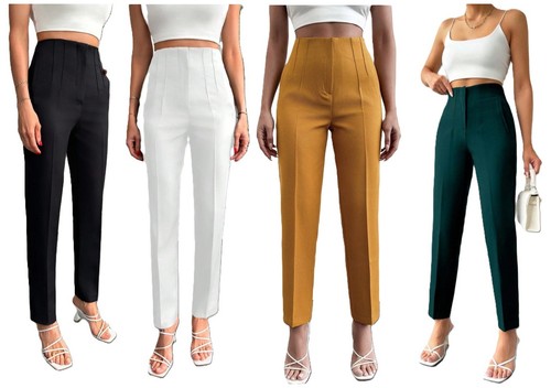 Pantaloni business donna vita