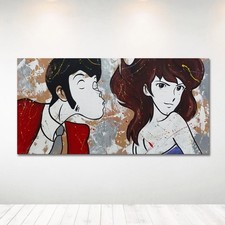 Quadro lupin margot dipinto - lupin,