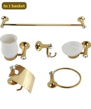 Set 6 accessori da bagno in