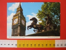 L.1 GREAT BRITAIN REGNO UNITO 1972 PADDINGTON LONDON BIG BEN BOADICEA STATUE