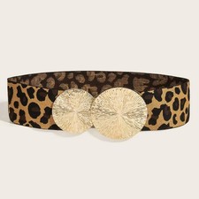Cintura donna moda leopardata