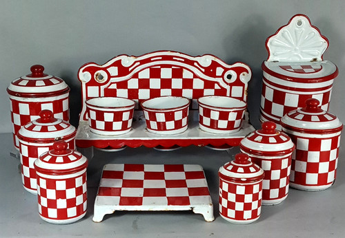Set lamiera smaltata - , da