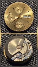 Valjoux ETA 7750 Day Date Calendar Caliber For All Brand Chronograph Dial Bulova