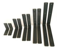 Staffe per mensola rustiche pannello ponteggio resistente acciaio industriale metallo senza labbra