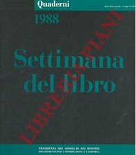 Bibliofilia - Settimana del libro. 1988.