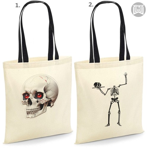 Halloween tote bag teschio - halloween,