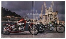 1992 DOCUMENT (ref Csu 23) MOTO :  HARLEY DAVIDSON  POSTER     2p