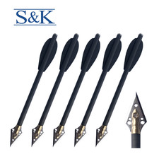 5 frecce da caccia per balestra pistola - carbonio - 6,3" - Stinger, Vlad e molto altro