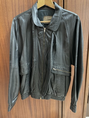 Giacca vintage vera pelle - giacca, in