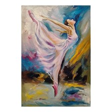 Quadro Olio 60x90 cm Ballerina