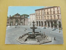 (FG.M12) VITERBO - PIAZZA DELLA ROCCA, FONTANA, PORTA FIORENTINA animata (1959)