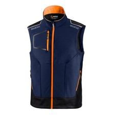 ✅Adatto a SPARCO TEAMWORK 02419 BMAF/M gilet blu navy/arancione M 02419 BMA ⭐Venditore UK⭐