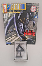 MARVEL EAGLEMOSS FABBRI EDITORI SUPEREROI # 30 BLACK PANTHER MINIATURE FIGURE!