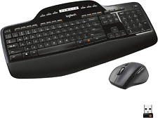 MK710 Kit Mouse e Tastiera Wireless, Layout Tedesco Qwertz, Nero