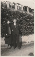 B4 - Foto Photo Fotografia anni 30 - Coppia Uomo Donna