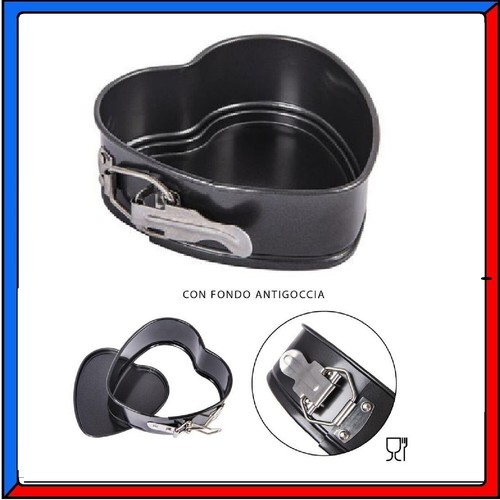 Teglia forno cuore ø11 5cm - teglia,