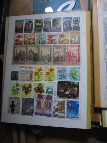 Stock francobolli italia misti - stock,