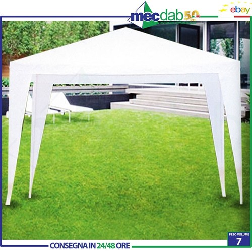 Gazebo acciaio con - in, telo