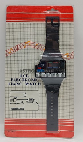Lcd electronic piano watch - electronic,