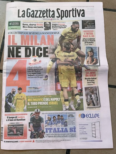 Gazzetta sportiva domenica - la,