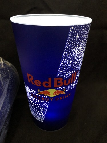 Red bull led - red, plastic