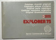 Catalogo Parti di Ricambi Originali SAME Trattori - Explorer 75 - ed. 1985