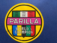 Parilla kart world's champion  adesivo sticker aufkleber autocollant pegatina