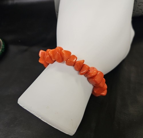 Bracciale elastico corallo