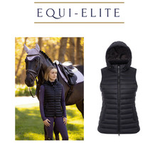 Gilet imbottito con cappuccio