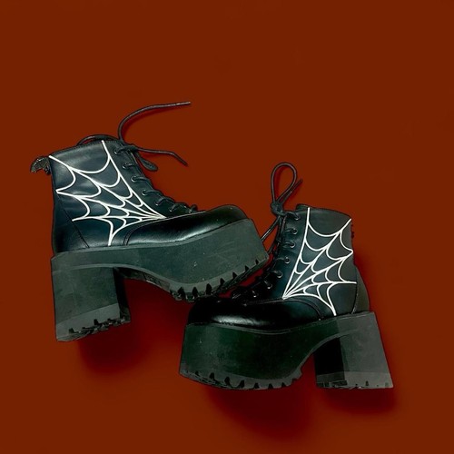 Demonia spider platform boots - demonia,